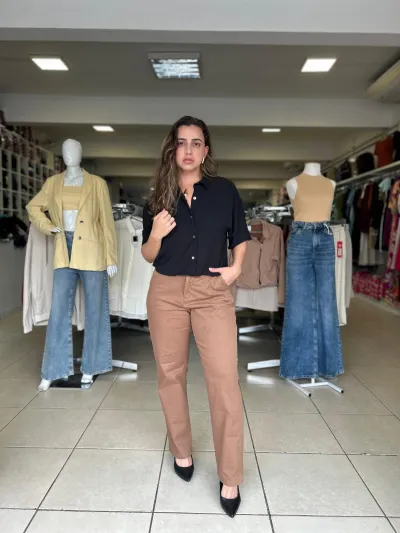 CAMISA FEMININO SEM MANGA R08