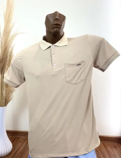 POLO MASCULINO ADULTO MANGA CURTA PIQUET