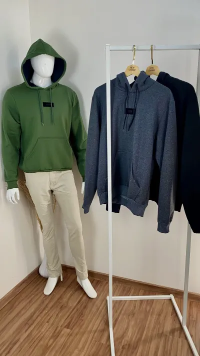 BLUSÃO MASCULINO ADULTO MOLETOM