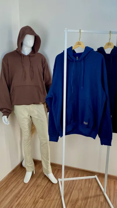 BLUSÃO MASCULINO ADULTO MOLETOM