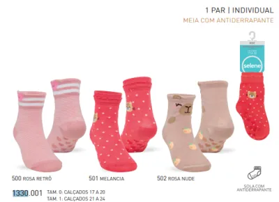 MEIA FEMININO INFANTIL R132
