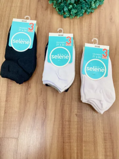 KIT MEIA INFANTIL SOQUETE