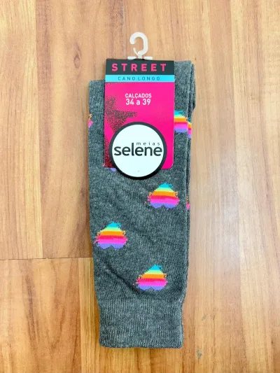 MEIA FEMININO STREET CANO LONGO