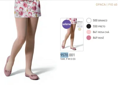 MEIA CALÇA INFANTIL OPC FIO40