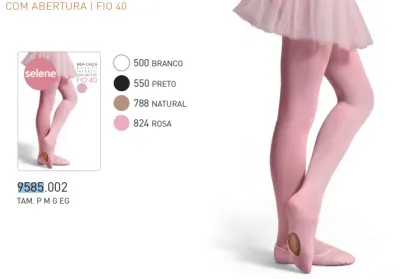 MEIA CALCA INFANTIL BALLET