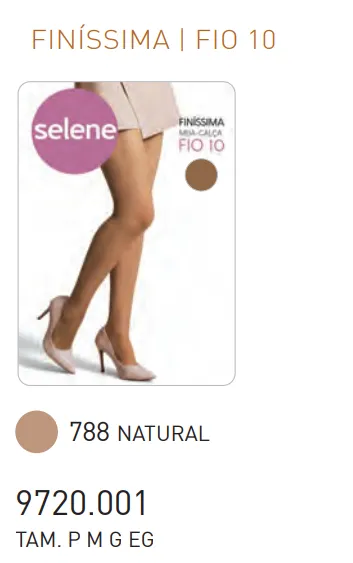 MEIA CALÇA FEMININO FIO10 R132