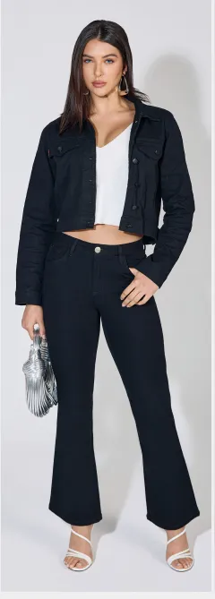 CALÇA FEMININO ADULTO FLARE PETIT