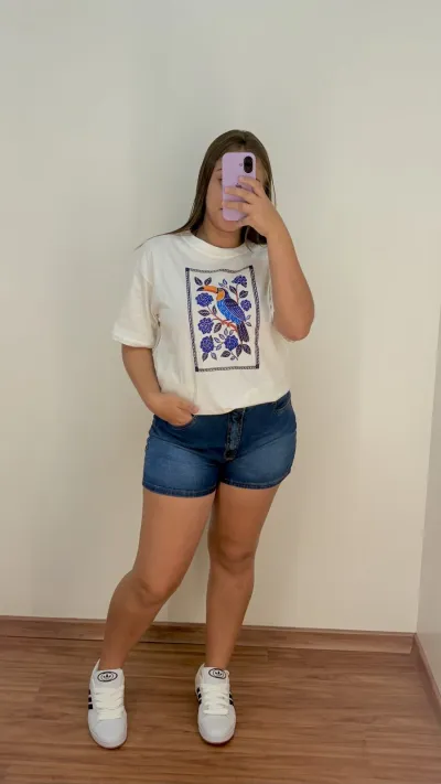 SHORTS FEMININO ADULTO CURTO