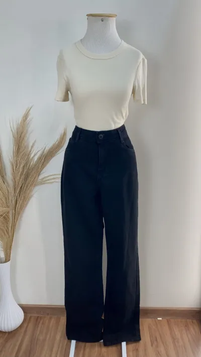 CALÇA FEMININO ADULTO RETA