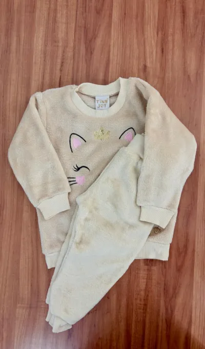 CONJUNTO FEMININO INFANTIL MANGA LONGA R44
