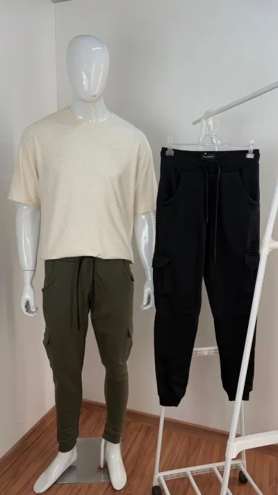 CALÇA MASCULINO CRGO MOLETOM R95