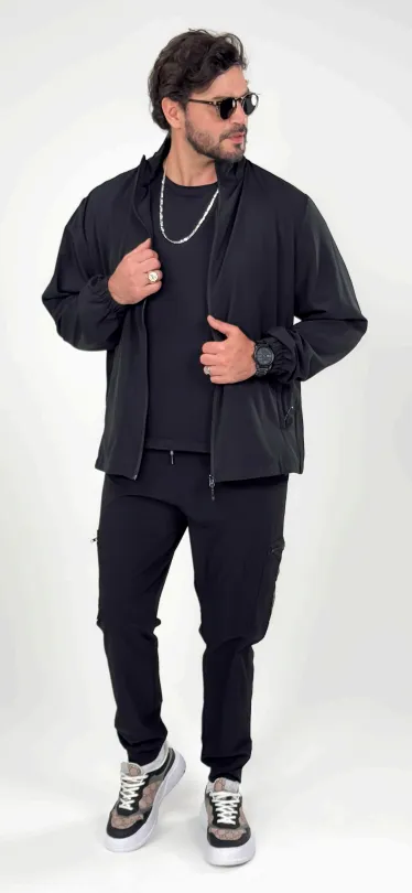 TRIBOSANTA — JAQUETA MASCULINO ADULTO CURTO VENTO