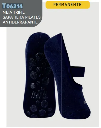 MEIA FEMININO ADULTO PILATES