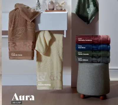 TOALHA ROSTO AURA