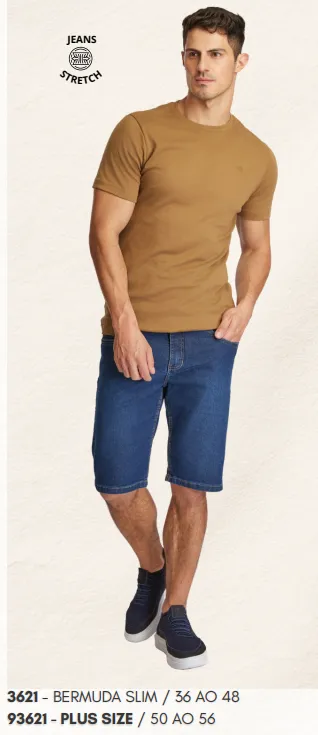 BERMUDA MASCULINO SLIM