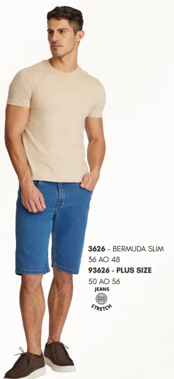 BERMUDA MASCULINO SLIM
