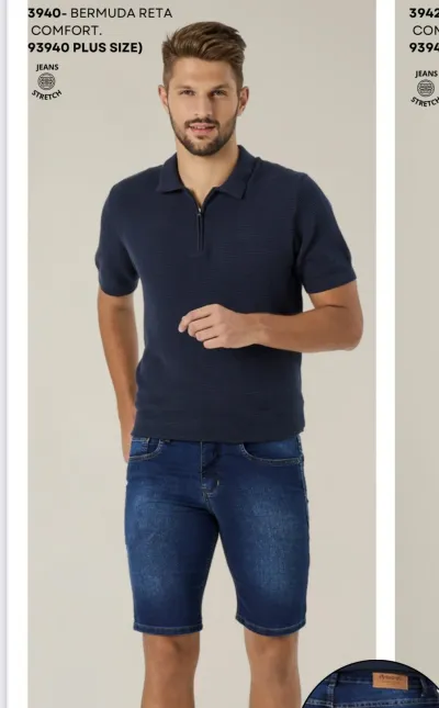 BERMUDA MASCULINO RETA