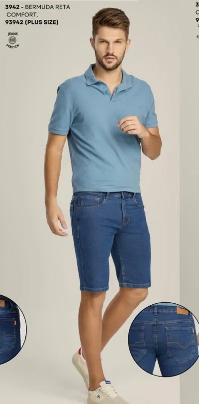 BERMUDA MASCULINO RETA