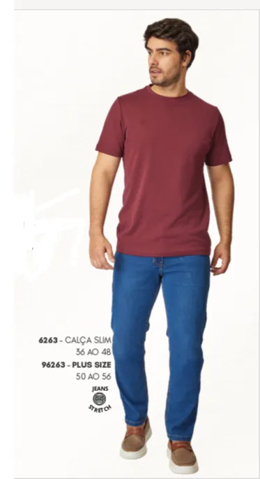 VIA GRAFIT — CALÇA MASCULINO ADULTO SLIM