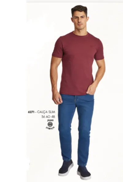 VIA GRAFIT — CALÇA MASCULINO ADULTO SLIM
