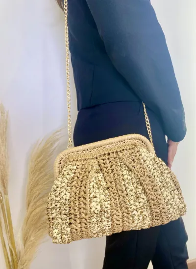 BOLSA FEMININO ADULTO PALHA