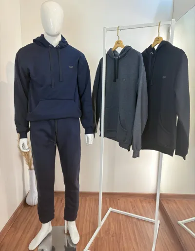VIOLACOES — CASACO MASCULINO ADULTO MOLETOM