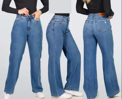 WHISKY JEANS — CALÇA FEMININO ADULTO WIDE LEG