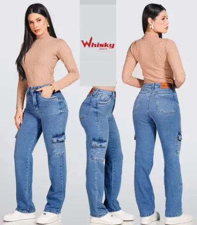 WHISKY JEANS — CALÇA FEMININO ADULTO RETA CARGO