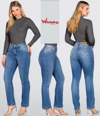 CALÇA FEMININO ADULTO RETA
