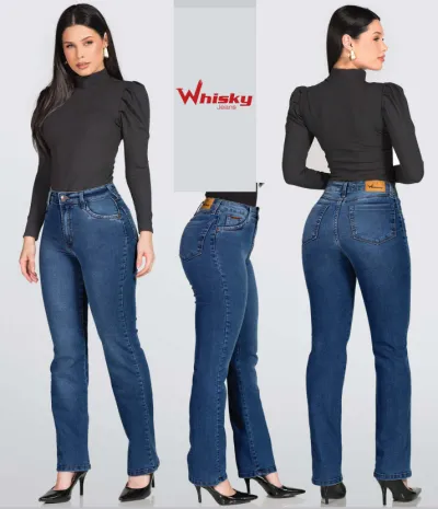 CALÇA FEMININO ADULTO RETA