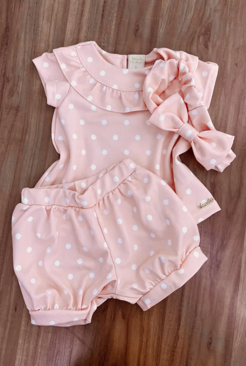 CONJUNTO FEMININO INFANTIL C/TIARA R41