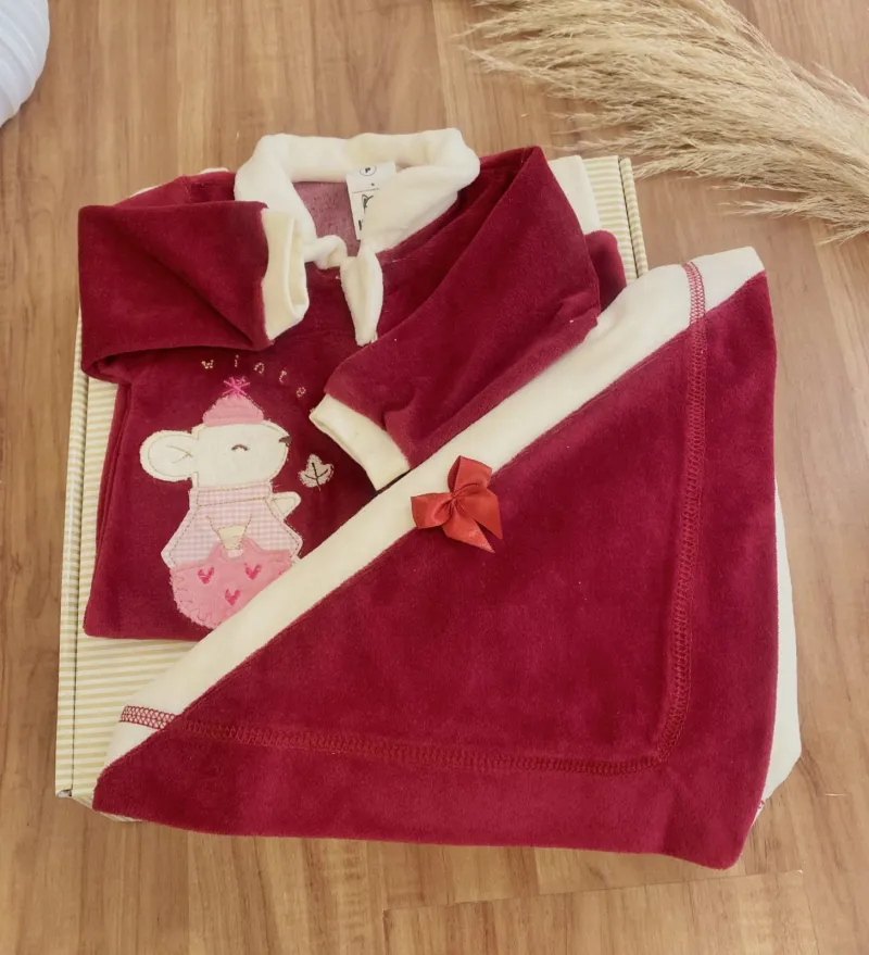 SAIDA MATERNIDADE FEM 2PÇS