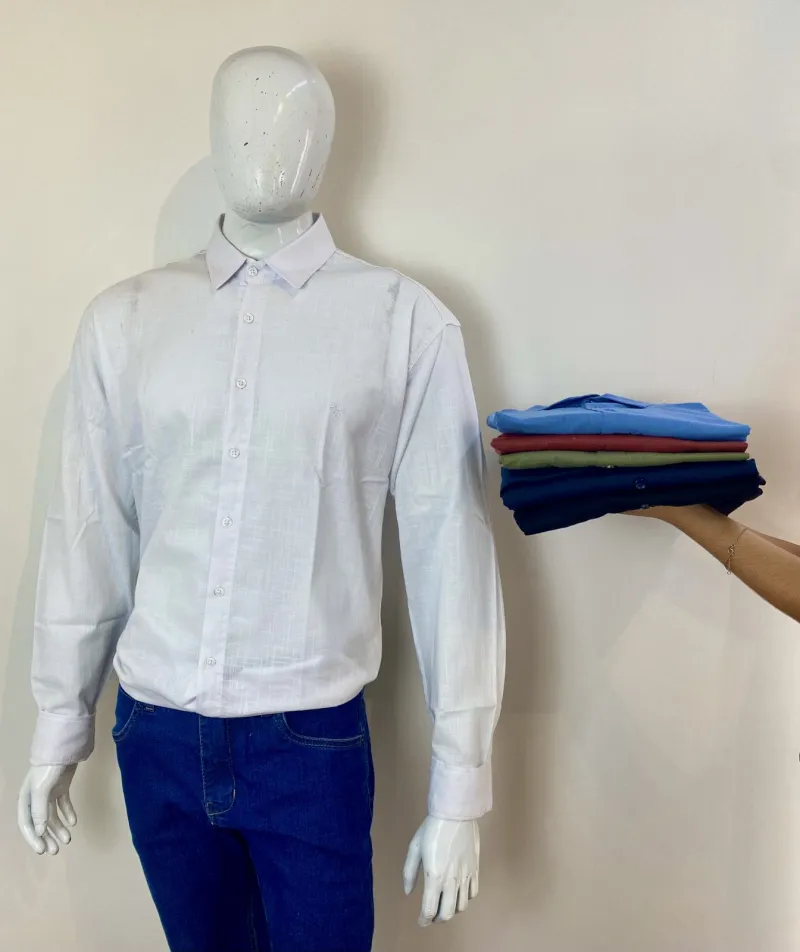 CAMISA MASCULINO ADULTO MANGA LONGA SOCIAL