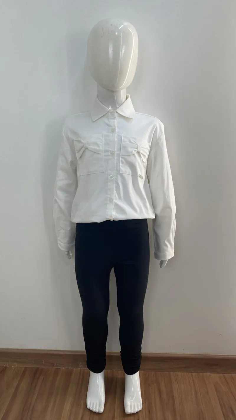 CAMISA FEMININO INFANTIL MANGA LONGA