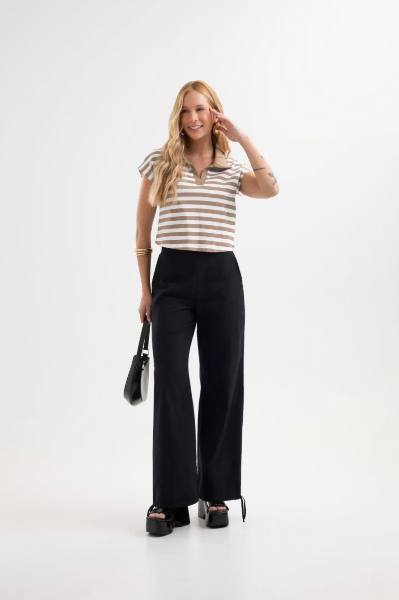 POLO FEMININO ADULTO SEM MANGA