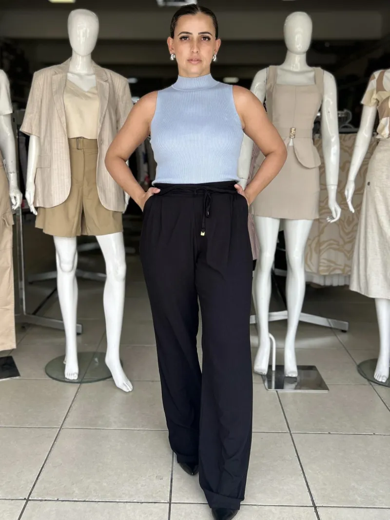 CALÇA FEMININO ADULTO RETA