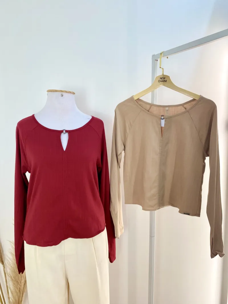 BLUSA FEMININO ADULTO MANGA LONGA