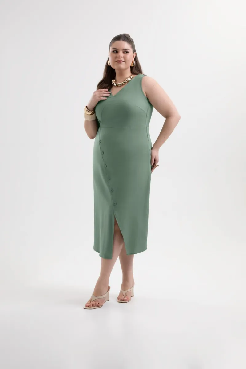 VESTIDO FEM ADT SM MID LNH