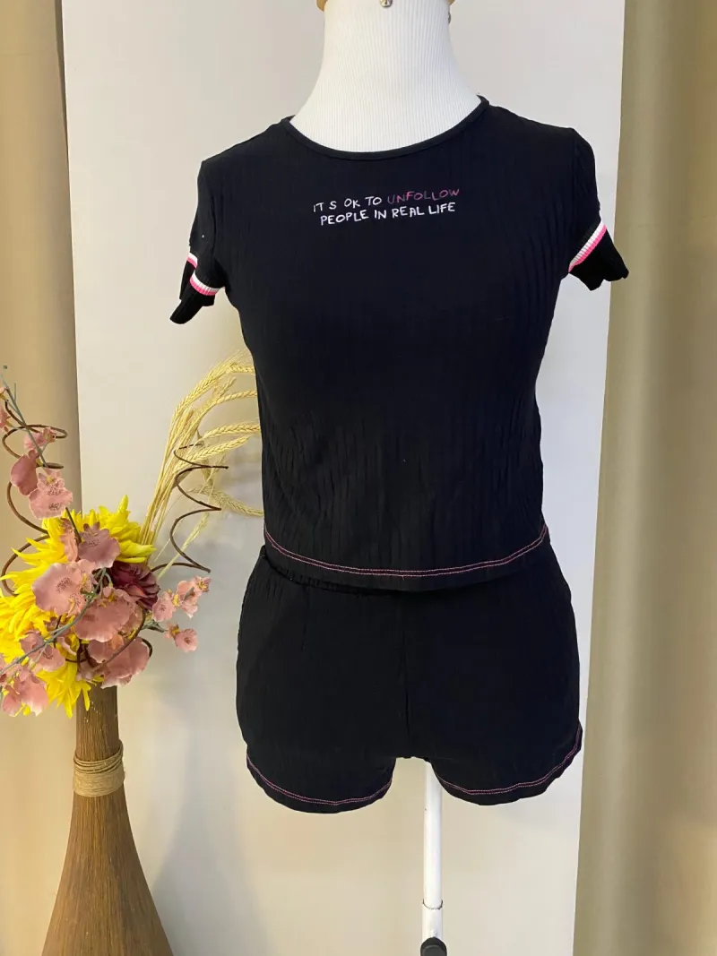 CONJUNTO FEMININO JUVENIL SEM MANGA R05