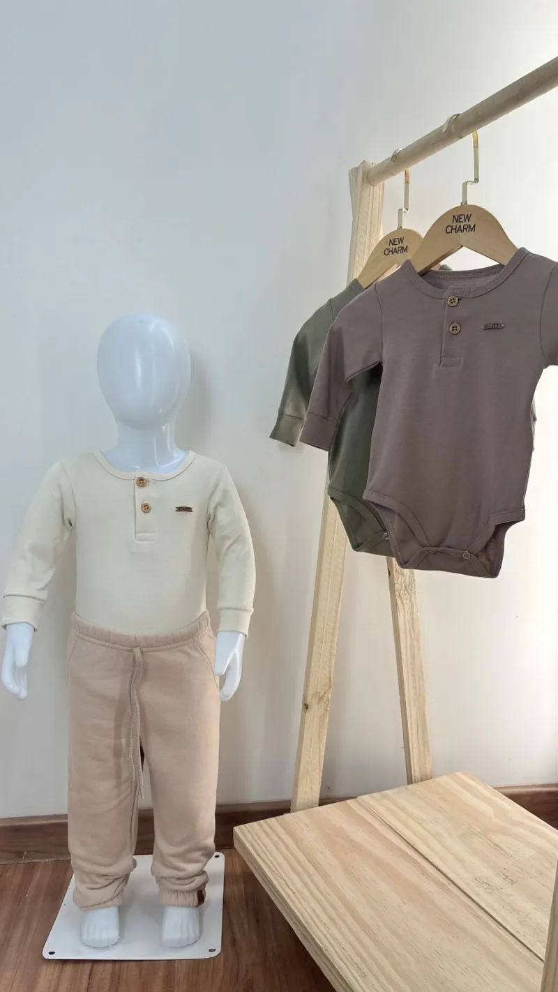 BODY MASCULINO INFANTIL MANGA LONGA