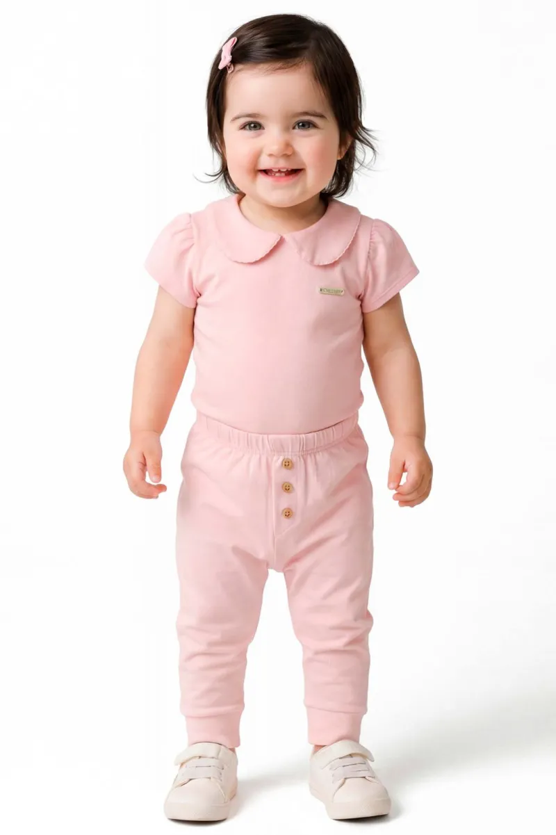 BODY FEMININO INFANTIL SEM MANGA C/GOLA