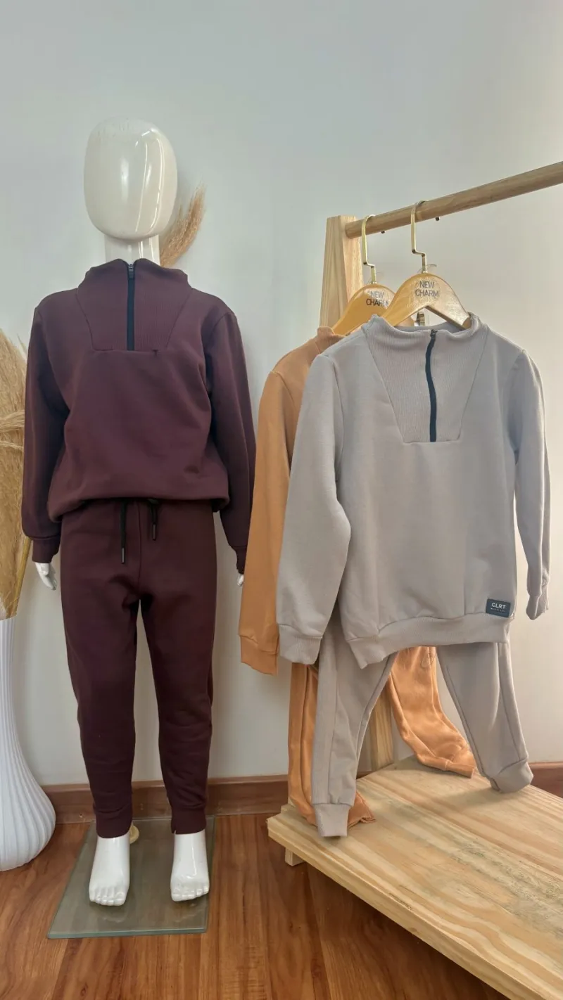 CONJUNTO MASCULINO INFANTIL CASACO+CALÇ