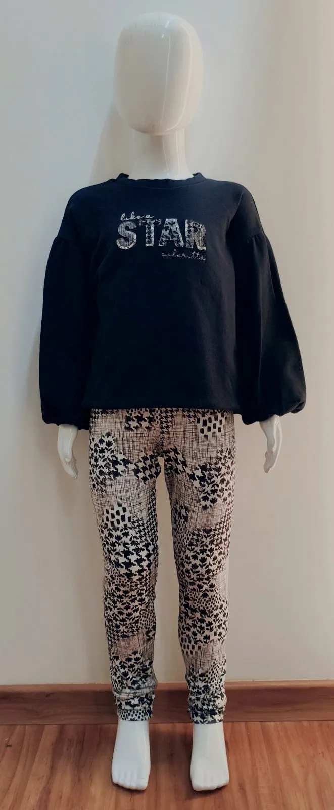 CONJUNTO FEMININO INFANTIL MOLETOM R120