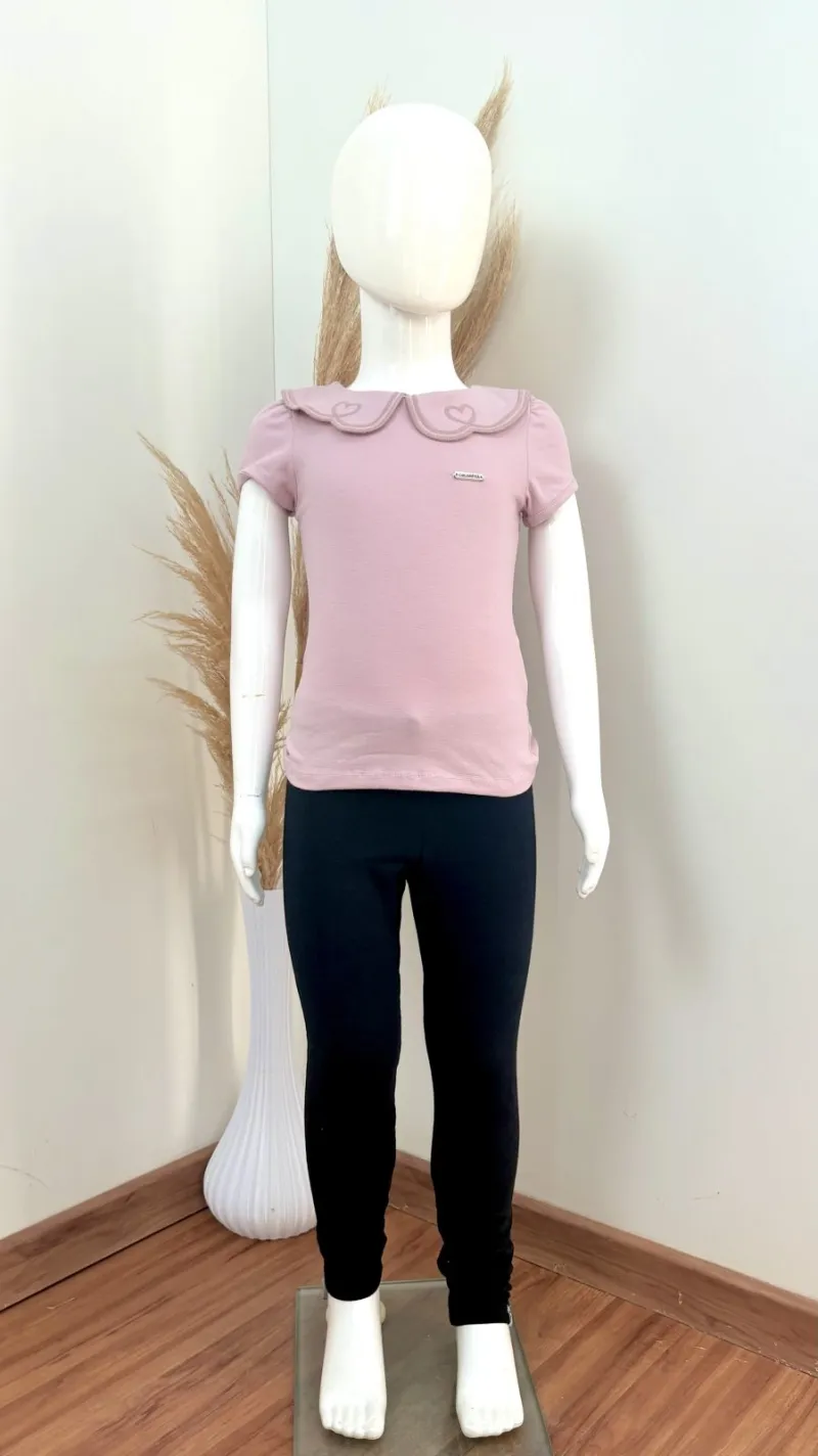 BLUSA FEMININO INFANTIL SEM MANGA