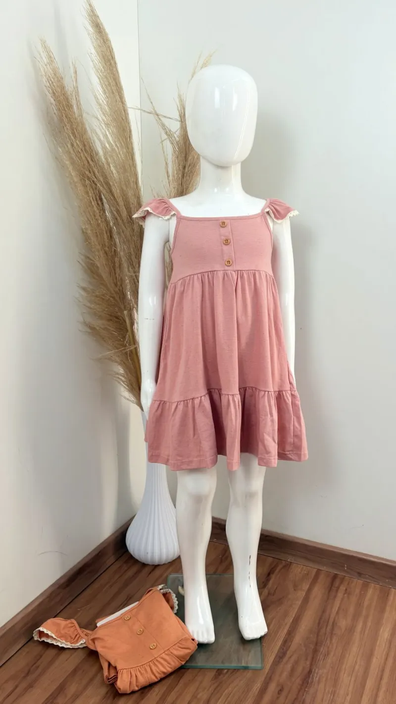 VESTIDO FEMININO INFANTIL C/ALÇA