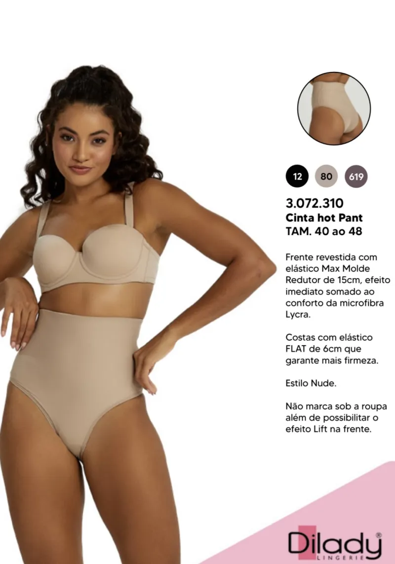 CALCINHA CINTA HOT PANT