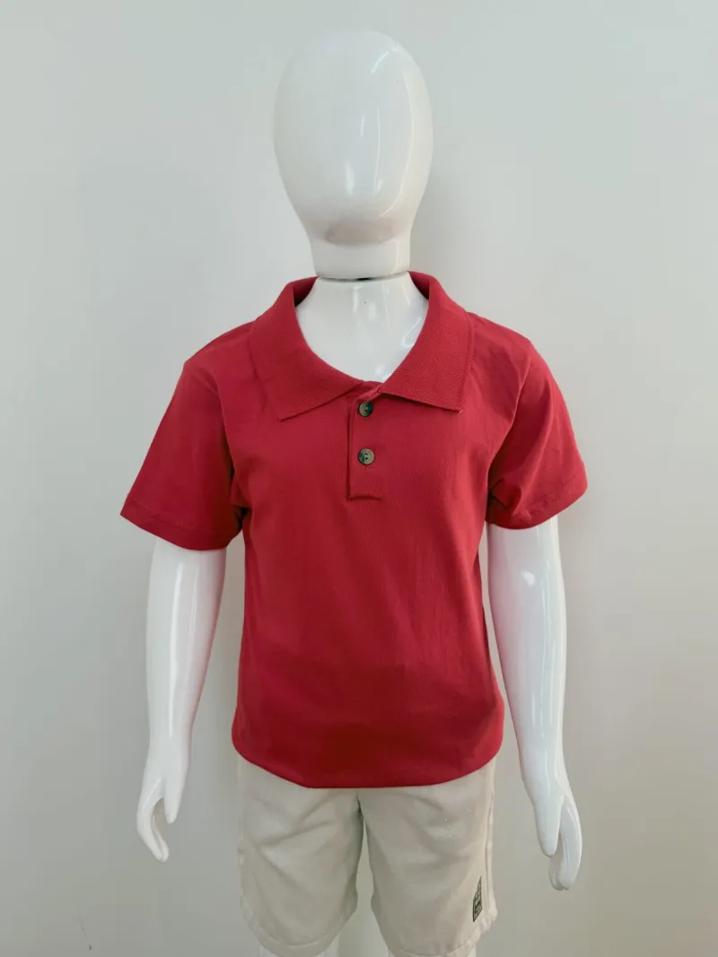 POLO MASCULINO INFANTIL SEM MANGA