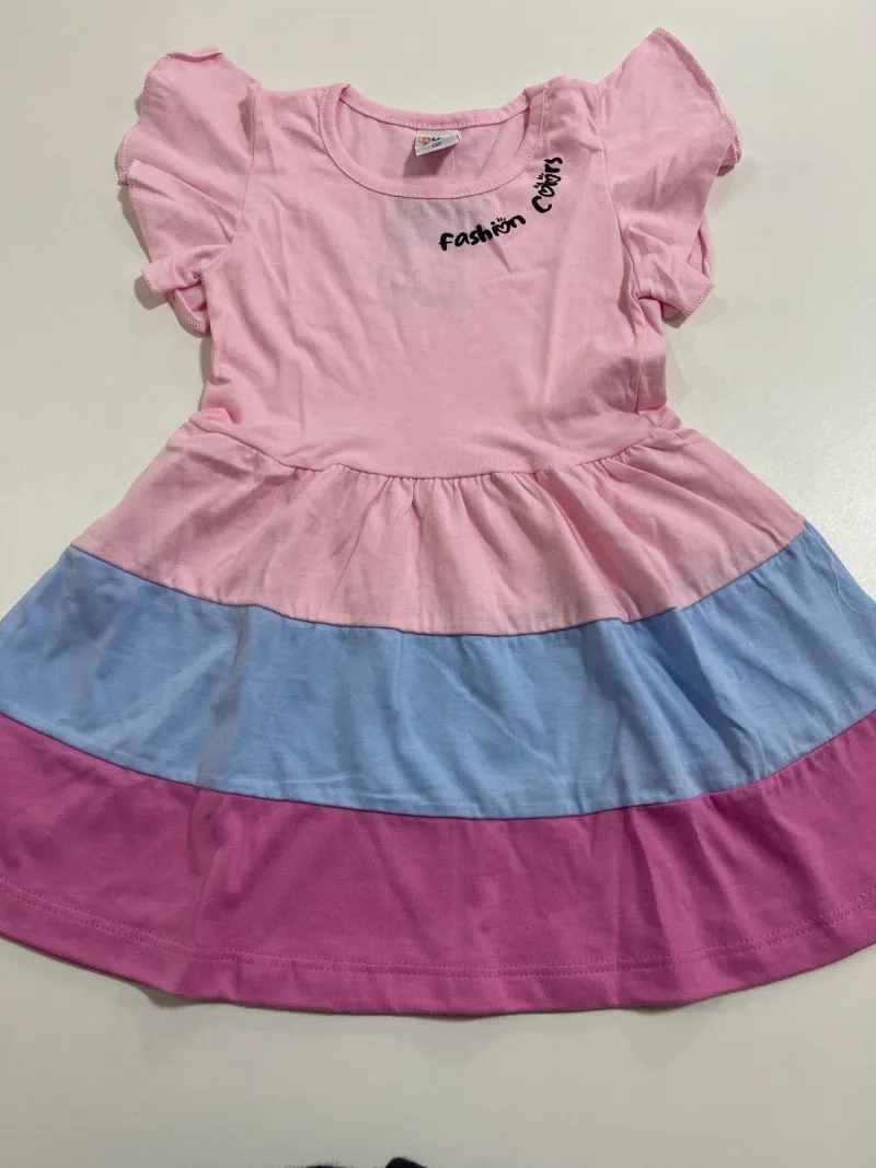 VESTIDO FEMININO INFANTIL SEM MANGA R135