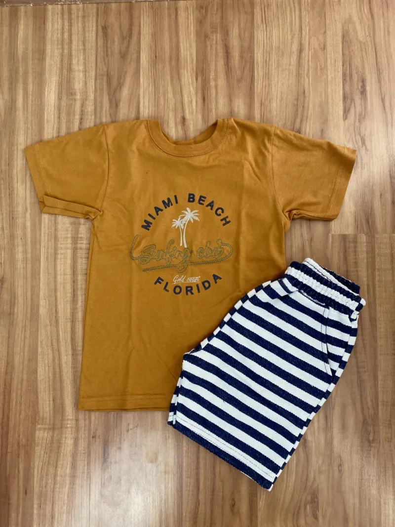 CONJUNTO MASCULINO INFANTIL SEM MANGA R135