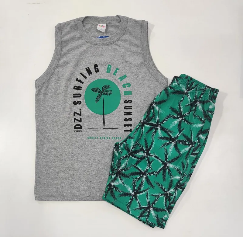 CONJUNTO MASCULINO INFANTIL SM+SHORTS R134